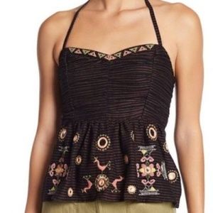 Free People Sweet Safari Halter Top